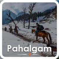 Pahalgam riverside landscape
